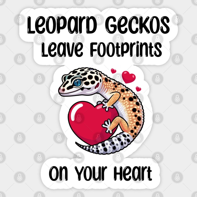 Leopard Gecko Sticker by dinokate